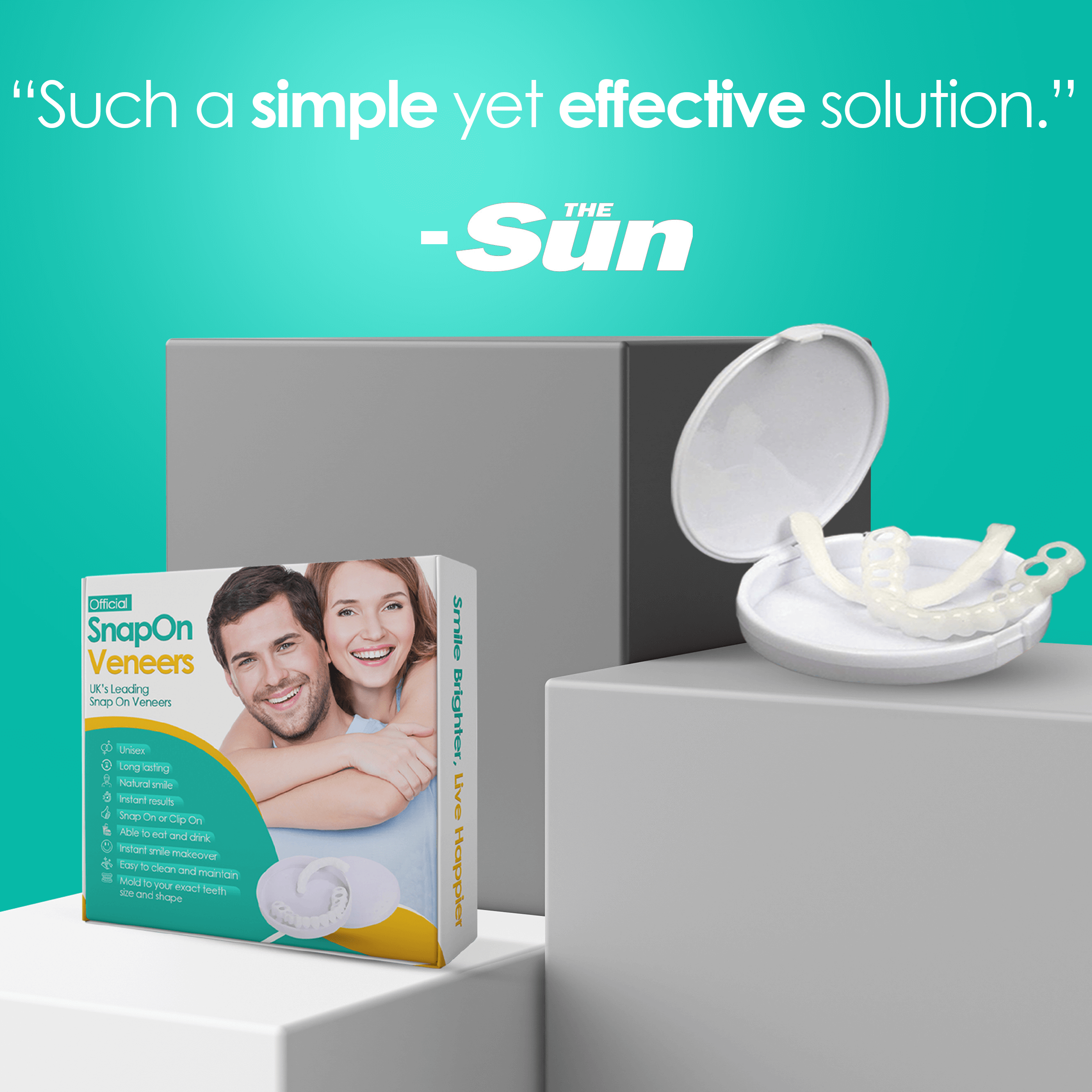 Dentures False Teeth Clip On DP4